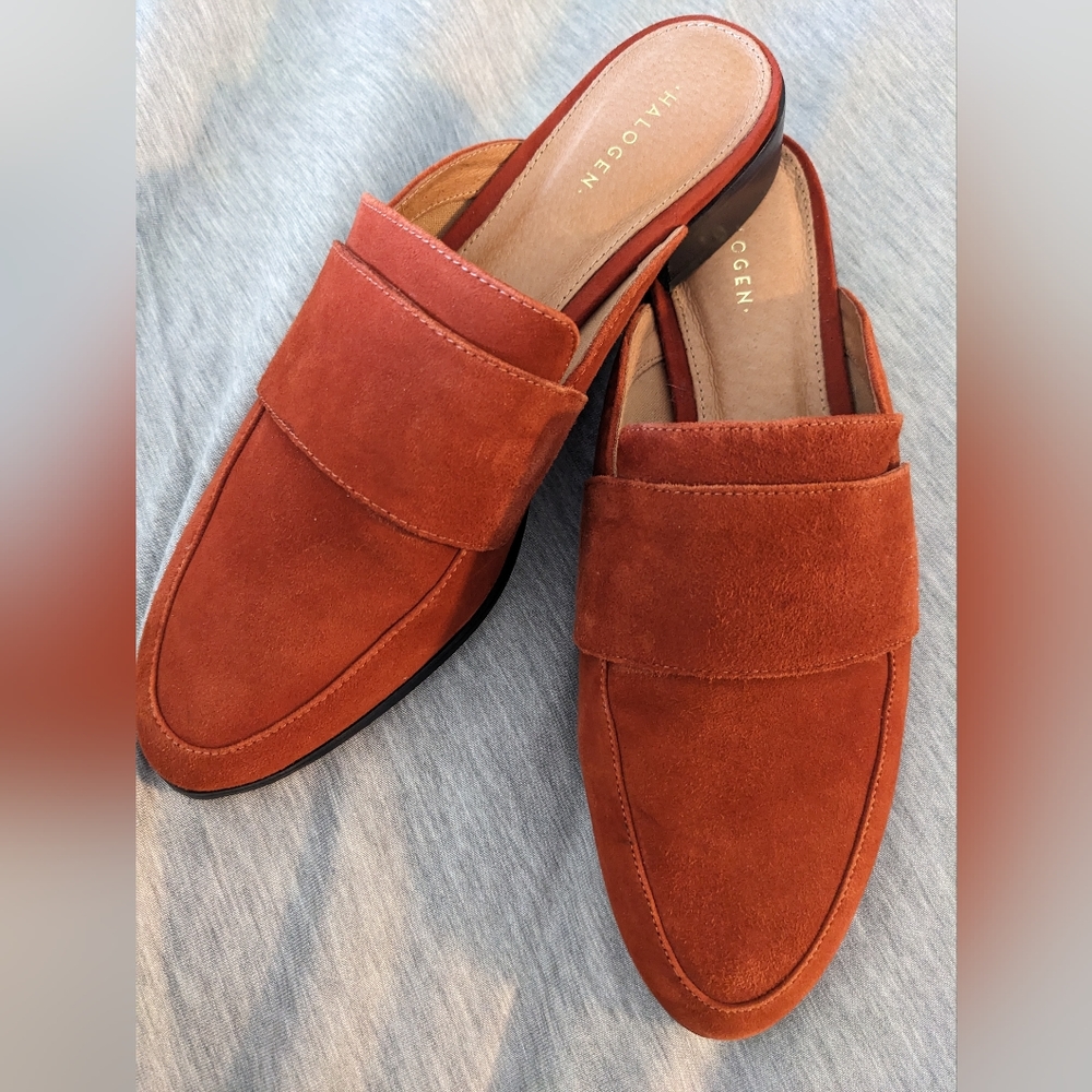 Halogen orange mules